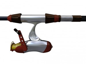 fishing rod 3D Модель