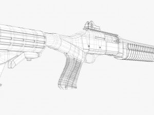 fabarm sat-8 3D Model