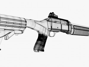 fabarm sat-8 3D Model