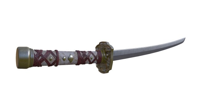 katana Modelo 3D .c4d .max .obj .3ds .fbx .stl .blend 