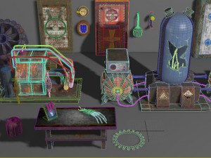 old machines - 18 models pack Modelo 3D