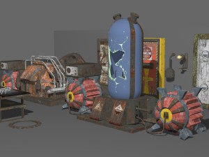 old machines - 18 models pack Modelo 3D