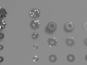 cog mechanism for games 3D Model