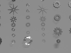 cog mechanism for games 3D मॉडल