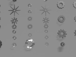 cog mechanism for games 3D Model