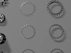 cog mechanism for games 3D Model