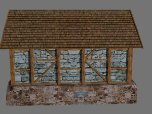 farm house for games 3D Model