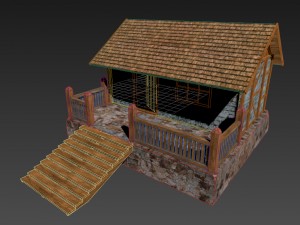 farm house for games 3D Model
