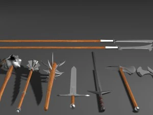 m&ecirc;l&eacute;e 10 mod&egrave;les pour les jeux Modèle 3D