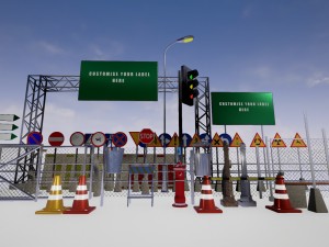 city environment 3D मॉडल