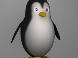 cute penguin 3D Model