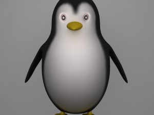 cute penguin 3D Model