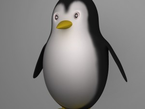 cute penguin 3D Model