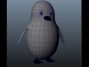 cute penguin 3D Model