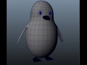 cute penguin 3D Model