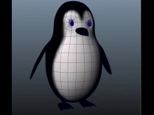 cute penguin 3D Model