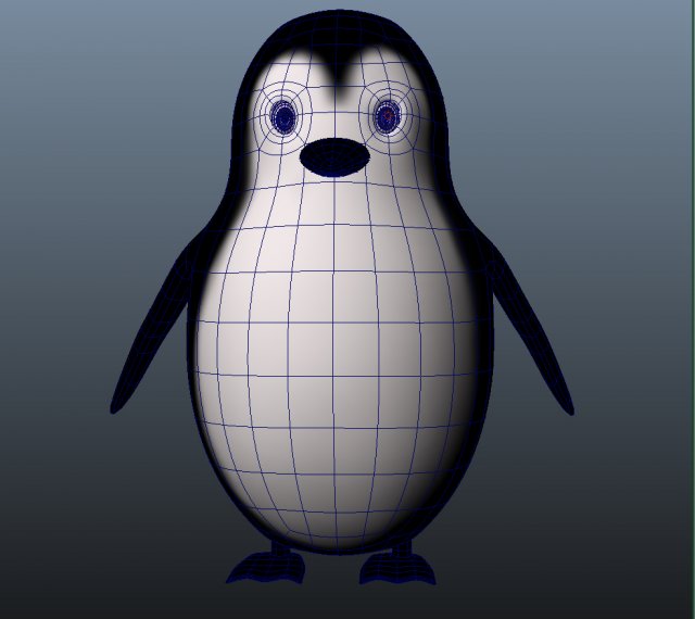 Cute Penguin Modelo 3D In Delfín 3DExport