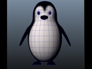 cute penguin 3D Model