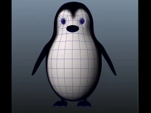 cute penguin 3D Model