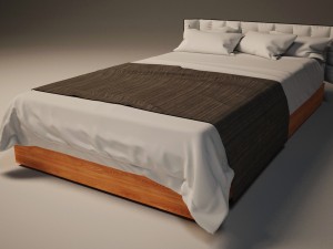 bed 3D Model