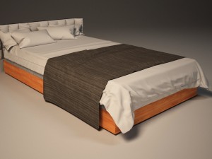 bed 3D Model