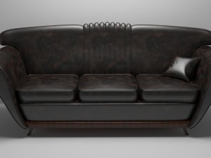 leather sofa 3D Model