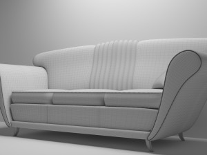 leather sofa 3D Model