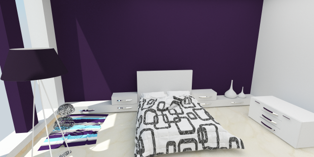 bed look 3D Model .c4d .max .obj .3ds .fbx .stl .blend 