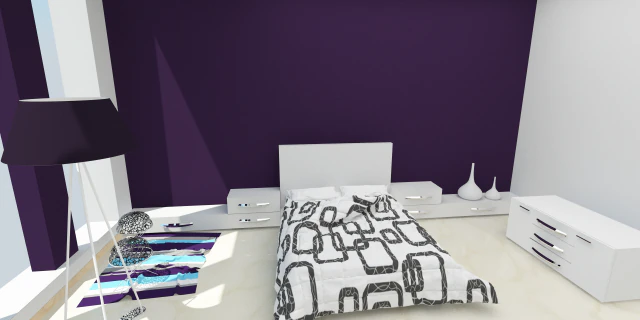 bed look 3D Model .c4d .max .obj .3ds .fbx .stl .blend 