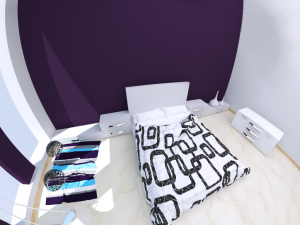 bed look 3D Model