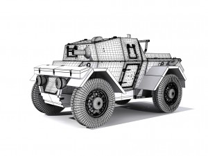 autoblinda lince 3D 模型