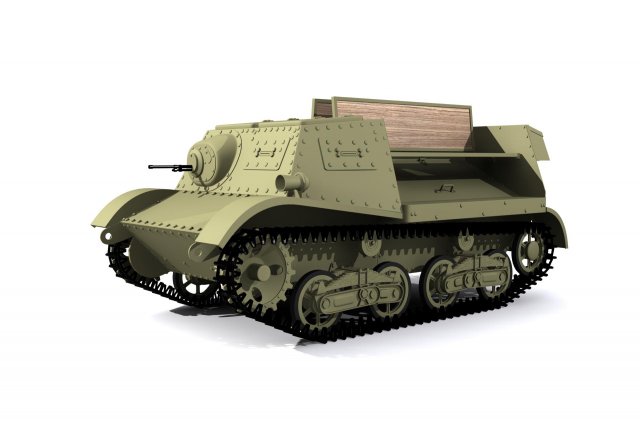 t20 komsomolets 3D 模型 .c4d .max .obj .3ds .fbx .stl .blend 