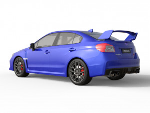 Subaru Impreza WRX STI 2019 3D Модель