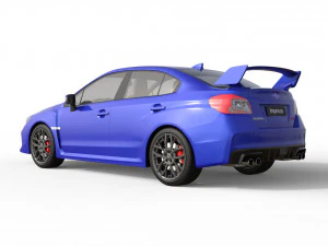 Subaru Impreza WRX STI 2019 3D Model