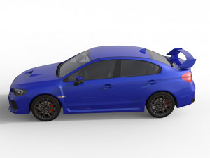 Subaru Impreza WRX STI 2019 3D Модель