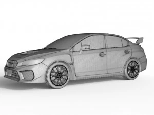 Subaru Impreza WRX STI 2019 3D Model