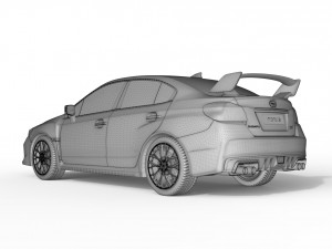 Subaru Impreza WRX STI 2019 3D Модель