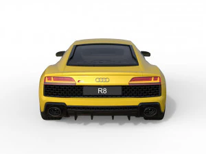Audi R8 2019 3D Model