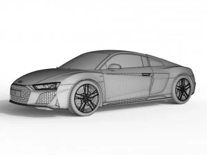 Audi R8 2019 3D Model