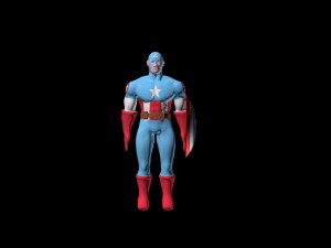 captain america 3D Model