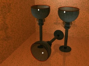 glass cup 3D मॉडल