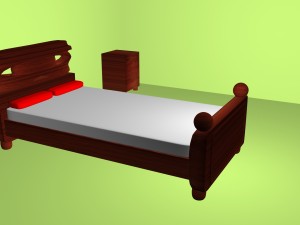 bed room 3D Model