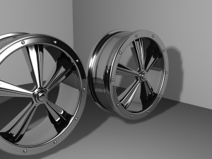 car rim 3D 모델