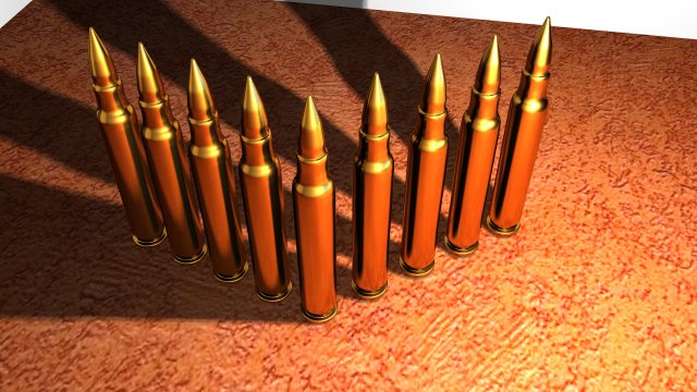 bullet4 Modelo 3D .c4d .max .obj .3ds .fbx .stl .blend 