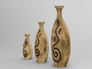 Vases decoratives 3D Model