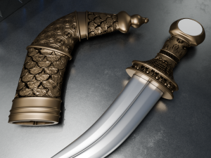 DAGA CURVADA 3D Print Model
