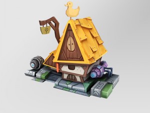 fantasy cartoon house 3D Models