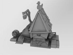 fantasy cartoon house 3D Модель