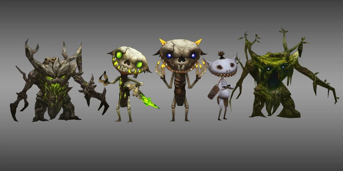 monster character game collection 1 3D Model .c4d .max .obj .3ds .fbx .stl .blend 