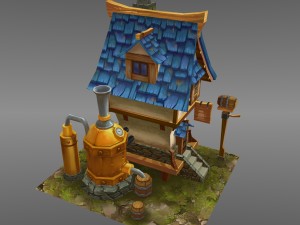 fantasy house 2 3Dモデル